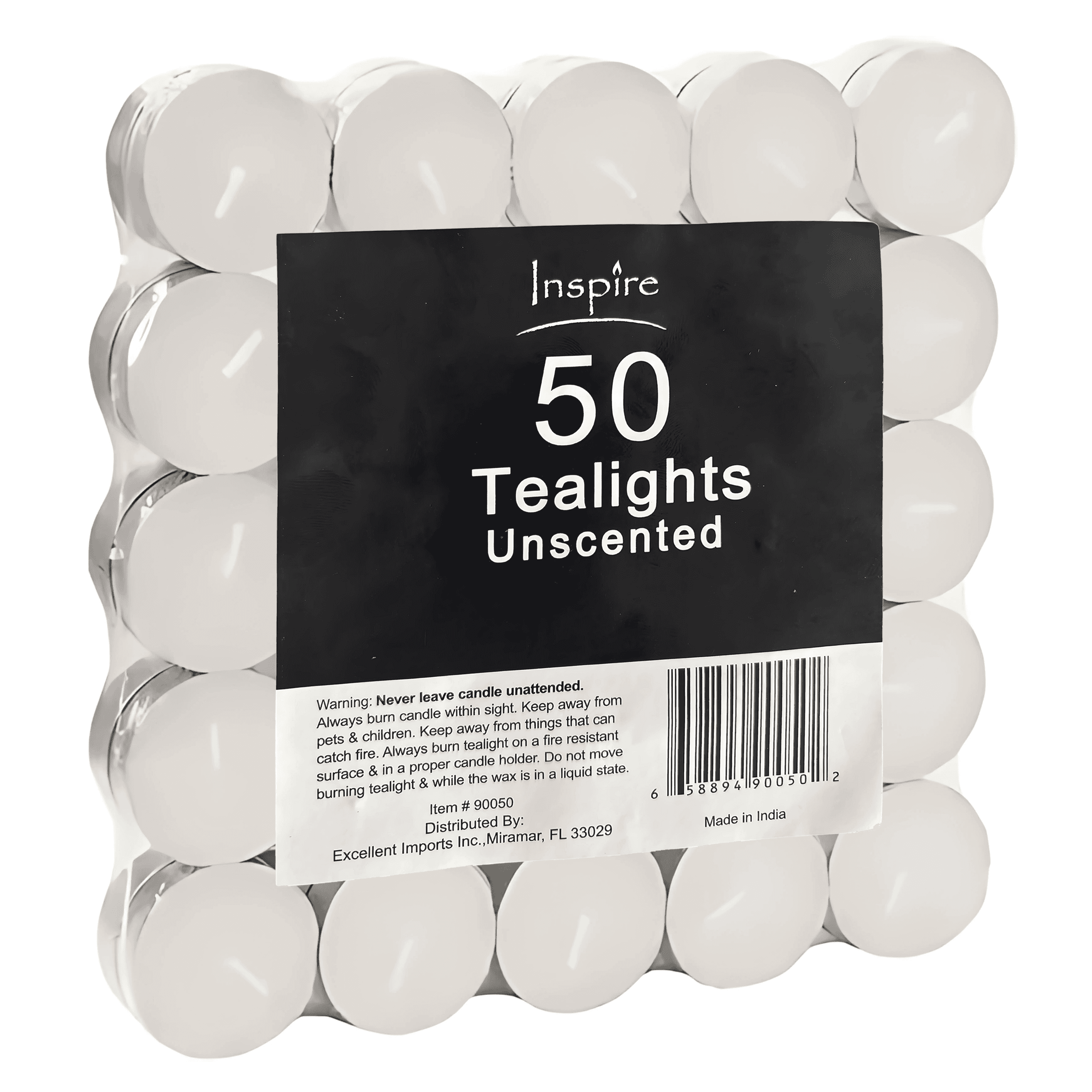 50ct. Tealights Unscented