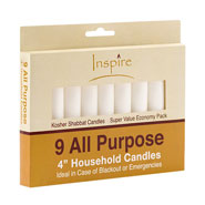 9pc All Purpose 4" Household Candles