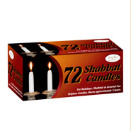 72pc Shabbat Candles